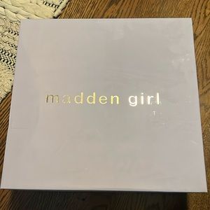 Madden Girl Silver Sparkle Bootie! Worn Once!